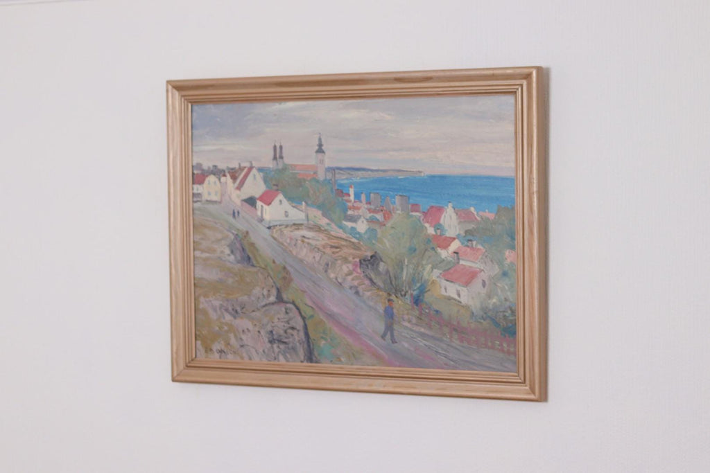 “Village Scene II” by E. R. Olsson
