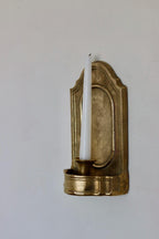 Pair of Mid Century Swedish Arts and Craft Style Brass Sconces