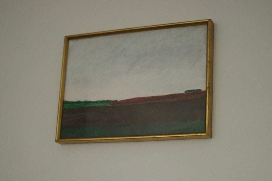 Original Mid-Century Swedish Watercolour On Paper – “Morning” by POA 78