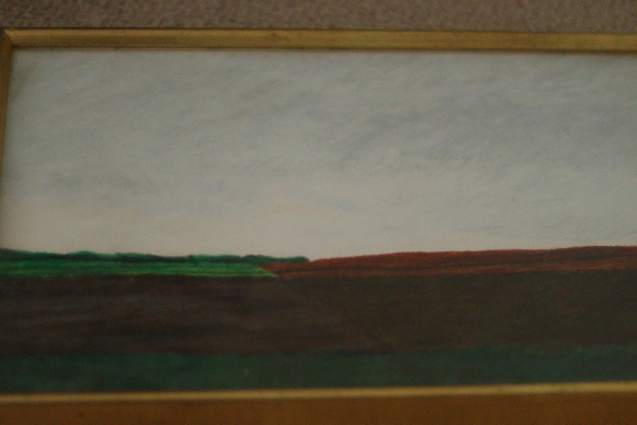 Original Mid-Century Swedish Watercolour On Paper – “Morning” by POA 78