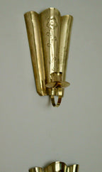 Pair of Vintage Brass Swedish Sconces