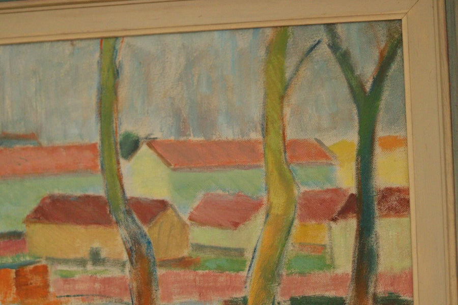 “Houses Obscured by the Trees” by Clas Walter Sundman