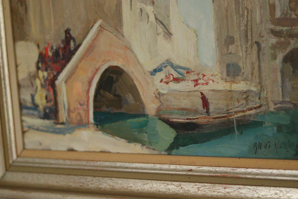 “Venice Scene” by Knut Norman