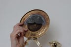 Pair Of Mid Century Swedish Brass Sconces
