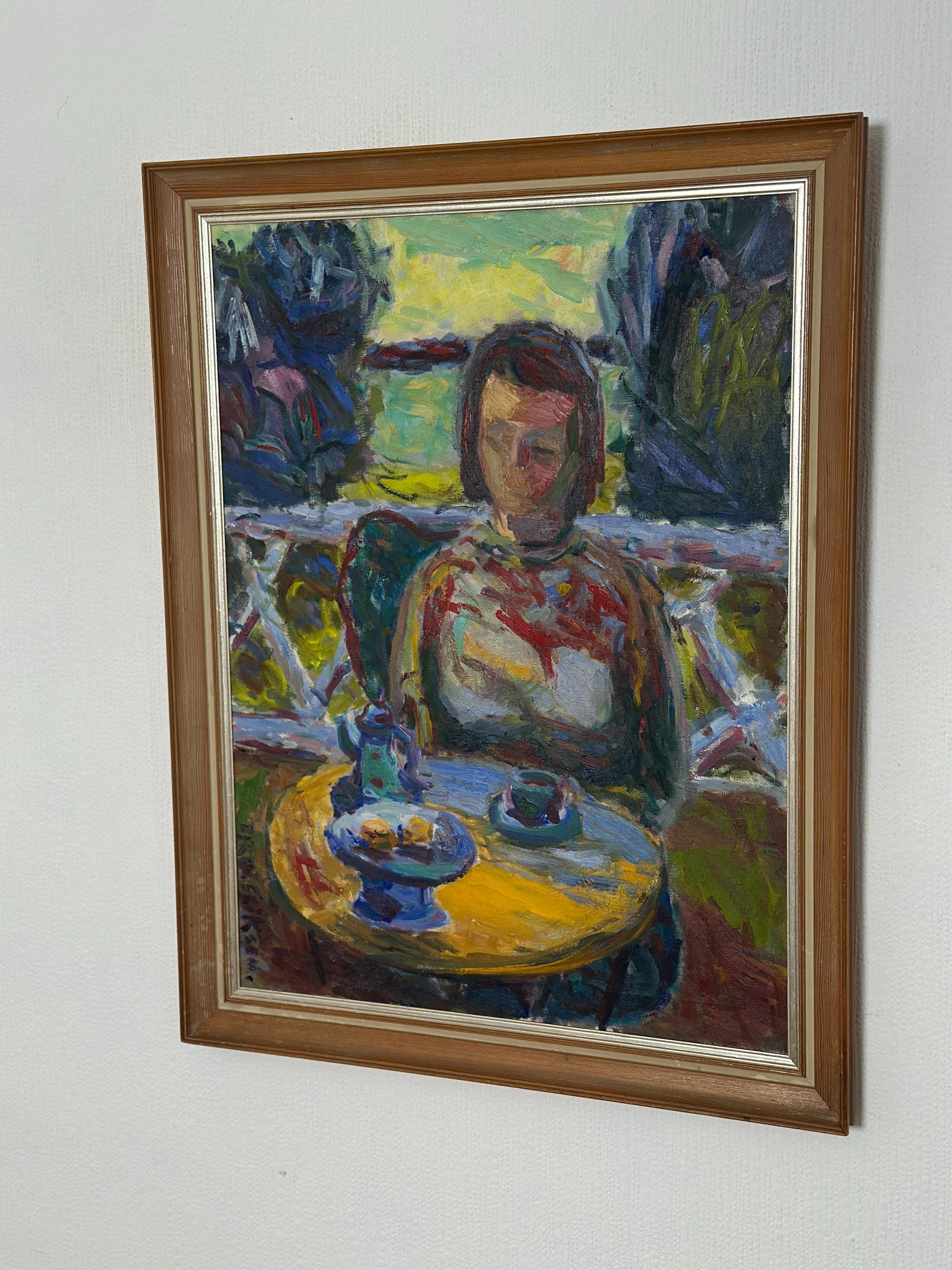 “Café Scene” by Bertil Eriksen