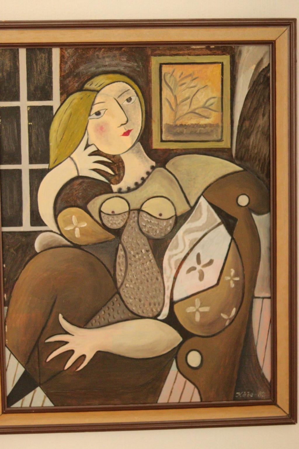 “Sitting Portrait” by Kabe after Pablo Picasso