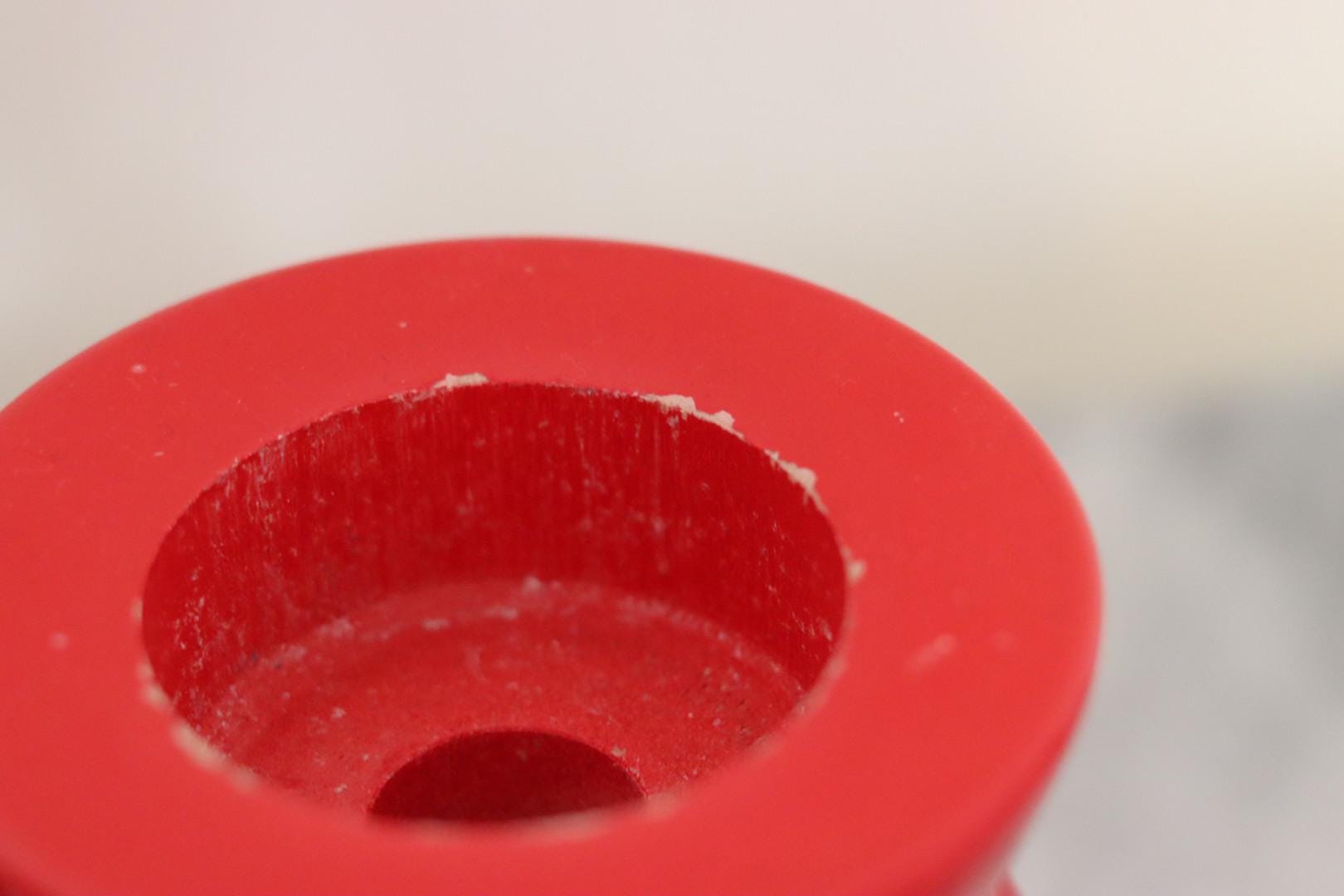 Pair of Swedish Dala Ball Candle Holder