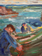“Coastal Scene with Fishermen” by Eric With