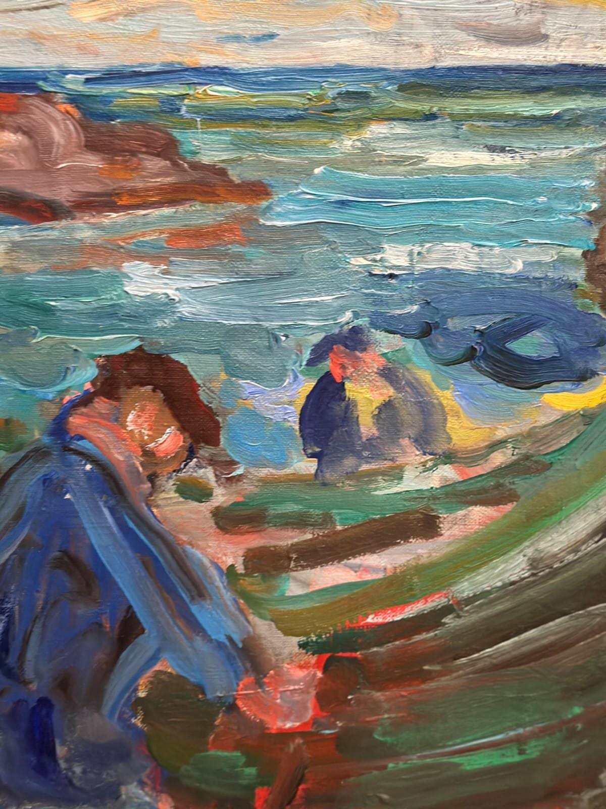 “Coastal Scene with Fishermen” by Eric With