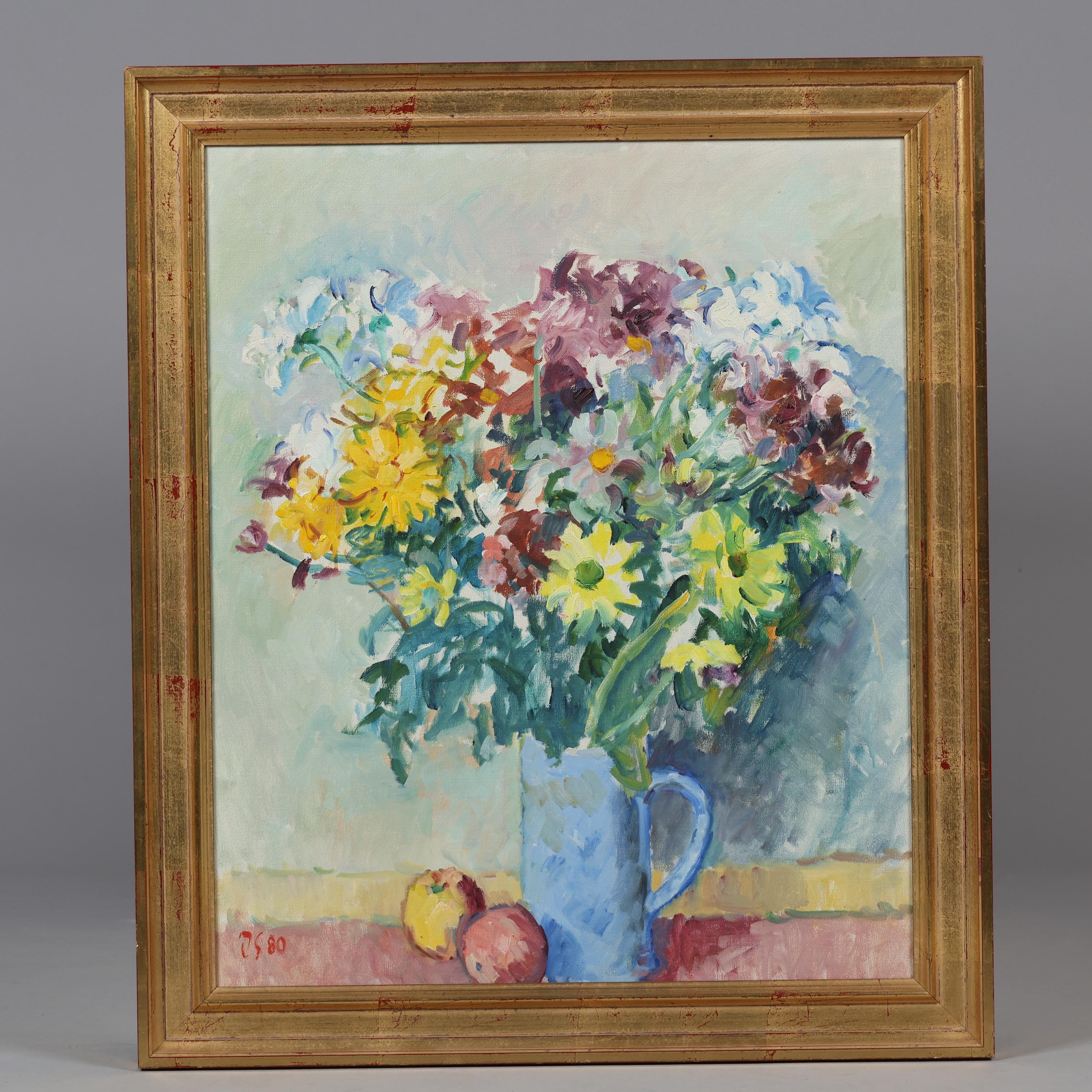 “Still Life with Flowers in Vase” by Jan Sonne