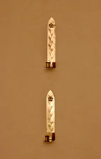 A Pair of Mid Century Swedish Brass Sconces