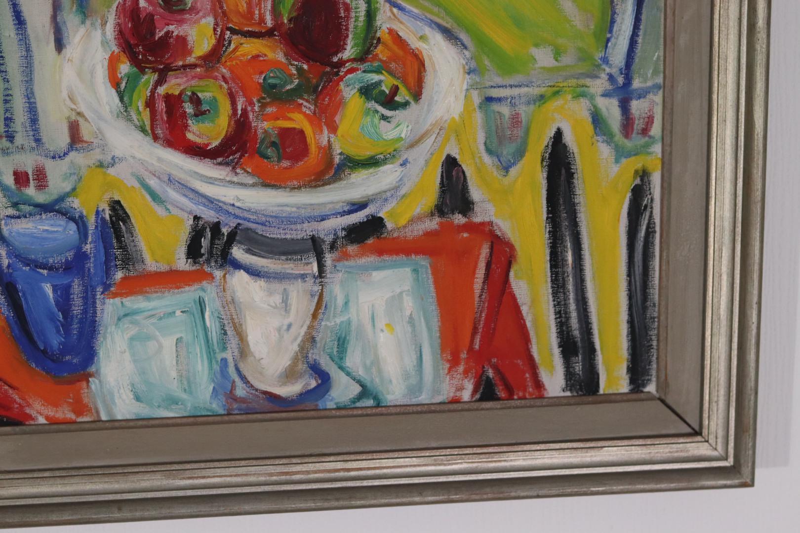 “Landscape with Still Life” by Wilhelm W. (Attributed)