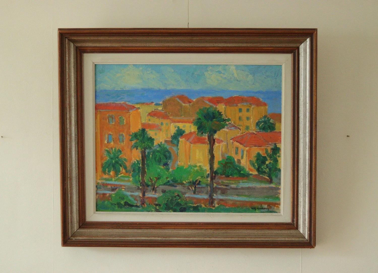 "Coastal Town" by Willy Lindeberg