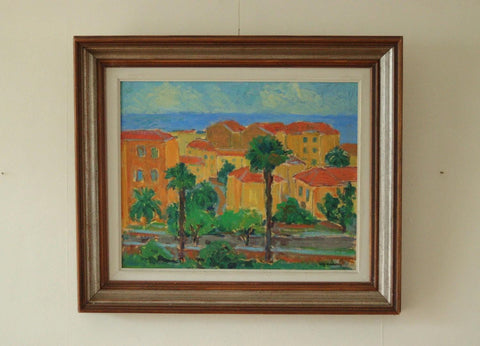 "Coastal Town" by Willy Lindeberg