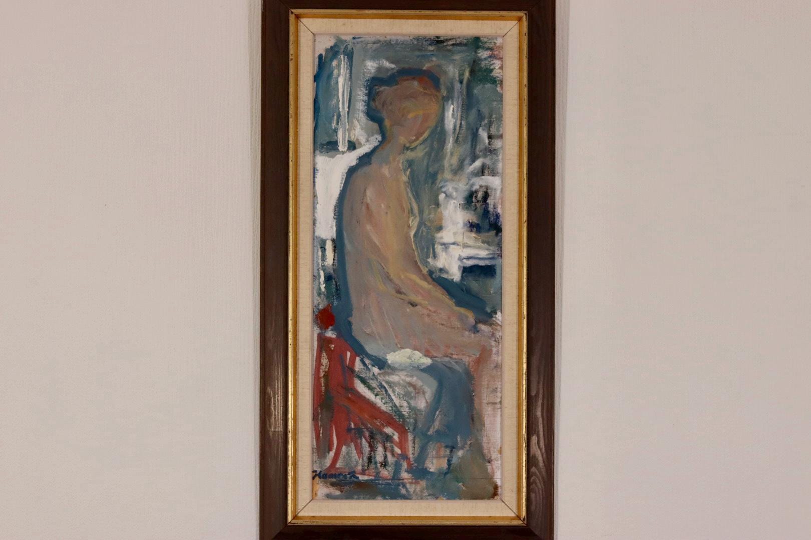 “Sitting Model” by Bengt Hamrén