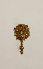 Single Mid Century Swedish Brass Sconce