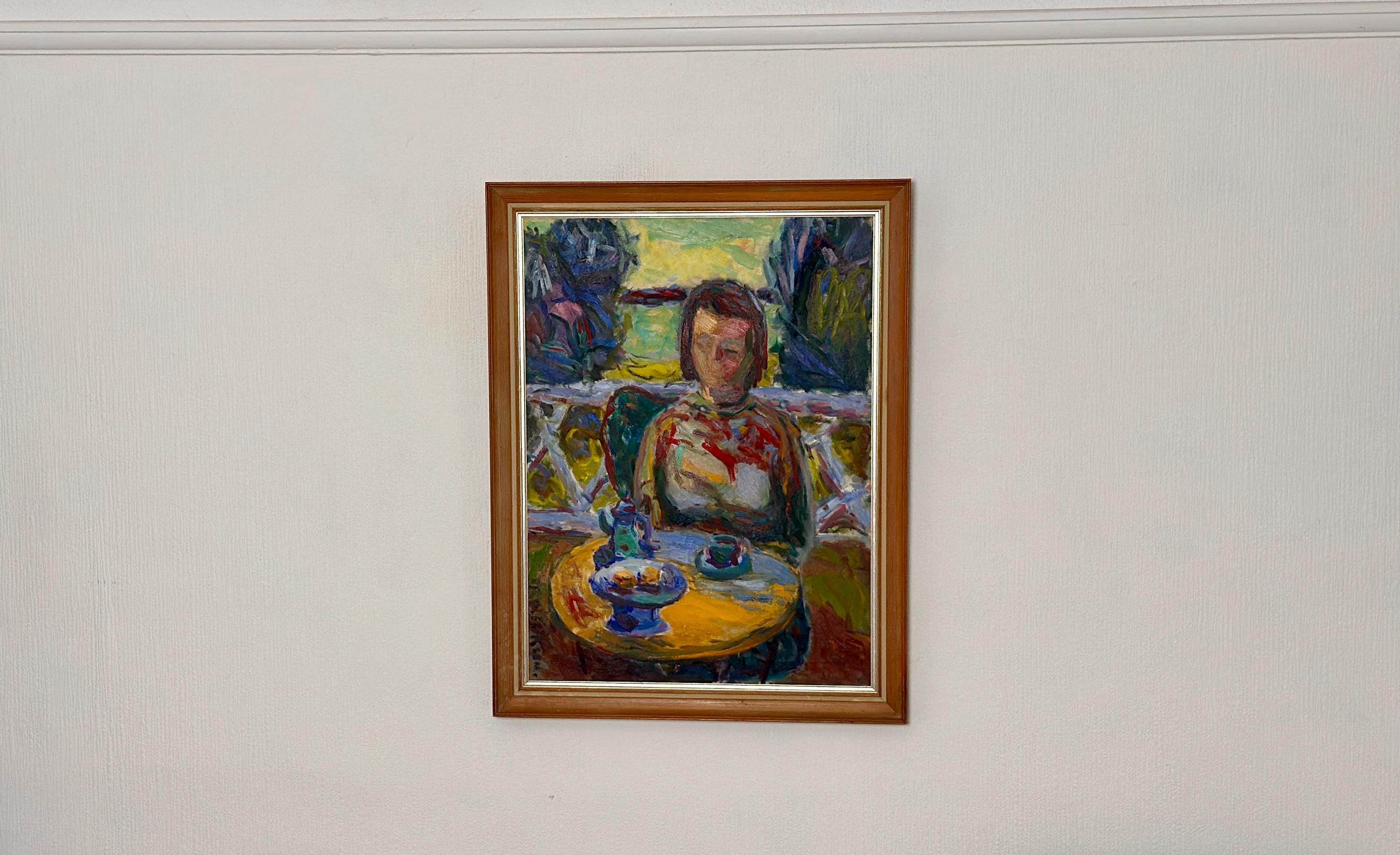 “Café Scene” by Bertil Eriksen