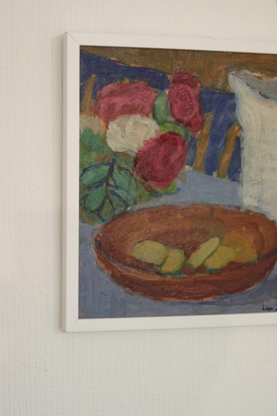 "Jug and Fruit" by Lise Drougge