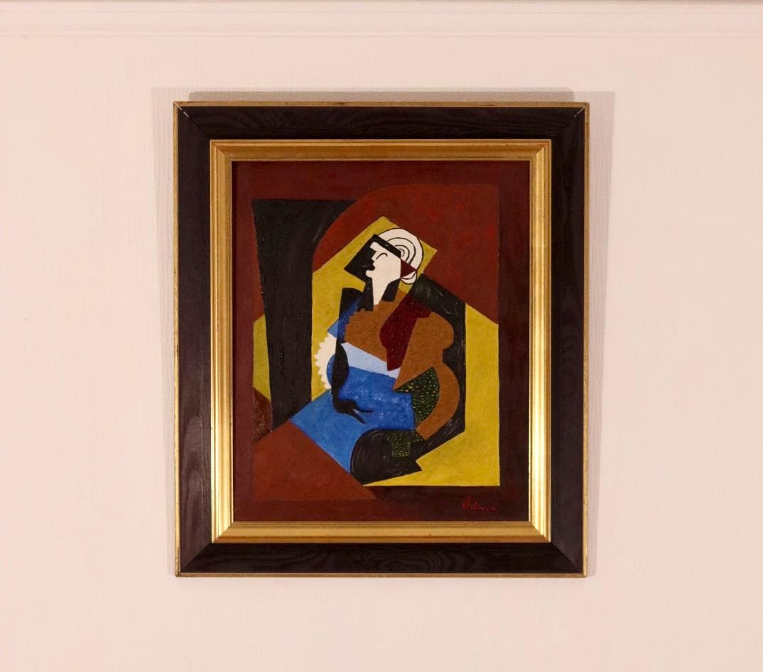 “After Woman with Black Glove” – Signed Edwau