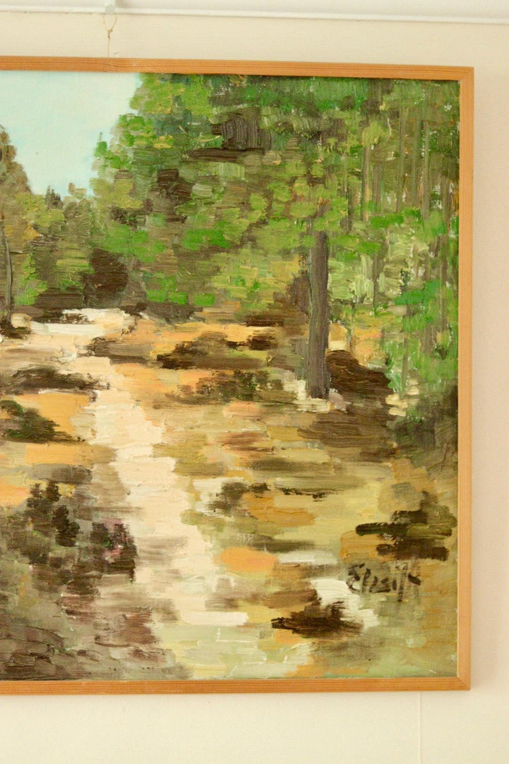 Original Swedish Oil on Canvas – “Landscape”