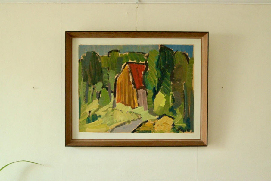 “Cubist Cabin in the Woods” by Gösta Falck