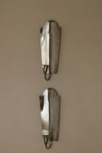 Pair of Mid Century Swedish Pewter Sconces by Svenskt Tenn