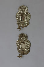 Pair Of Mid Century Swedish Brass Sconces