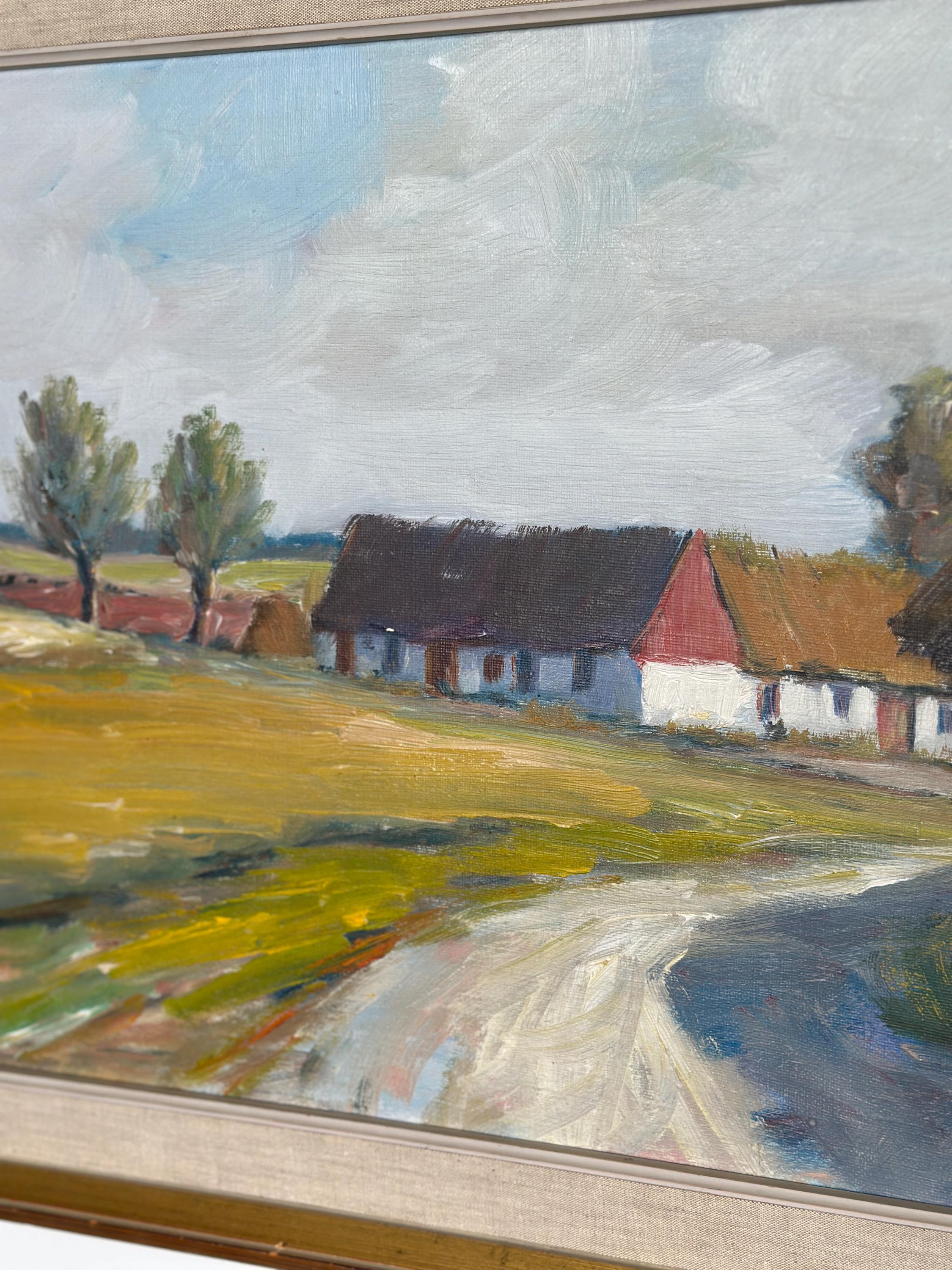 “Farm View” by P. O. Jansson