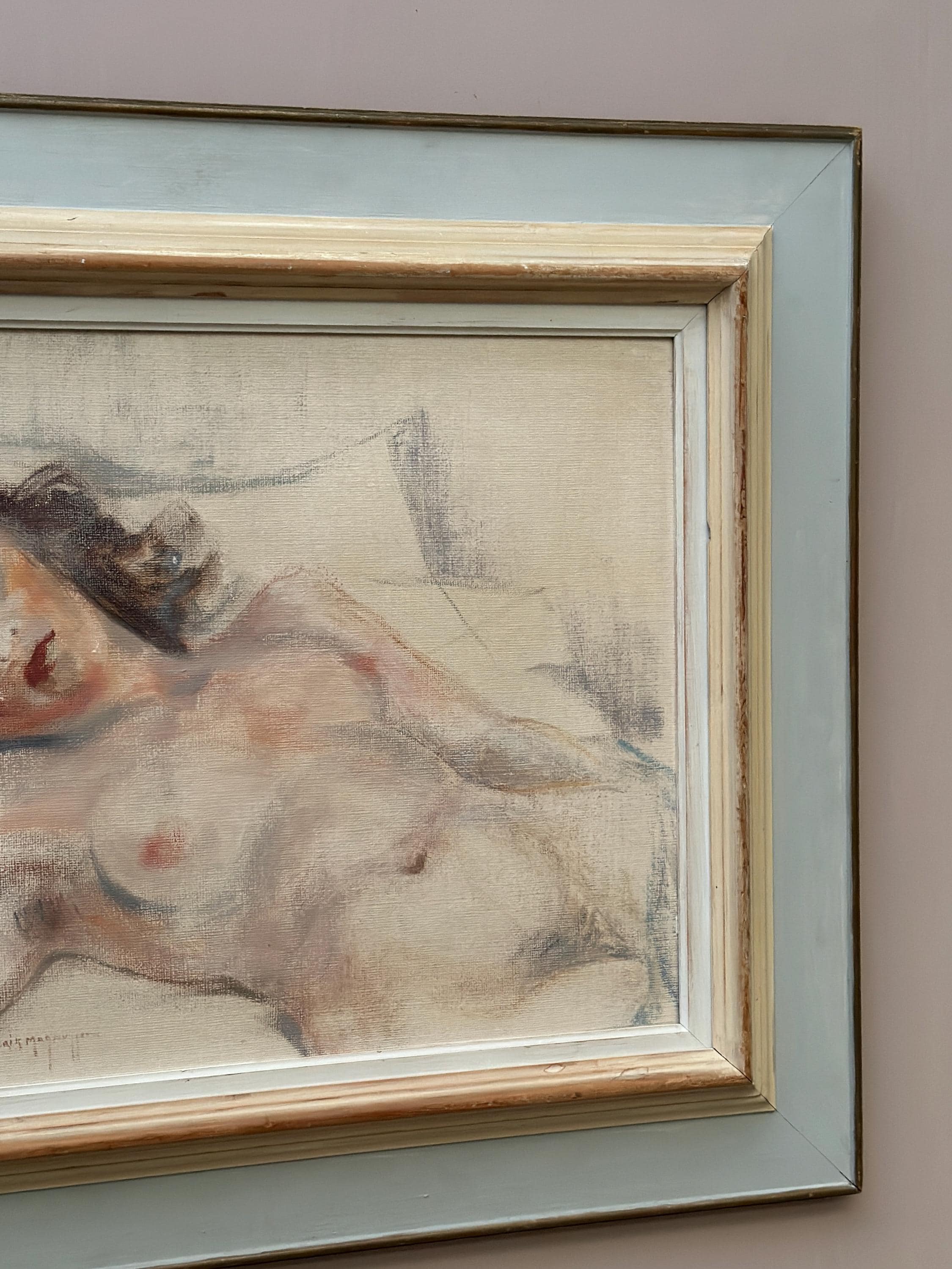 “Reclining Nude Woman” by Erik Magnusson