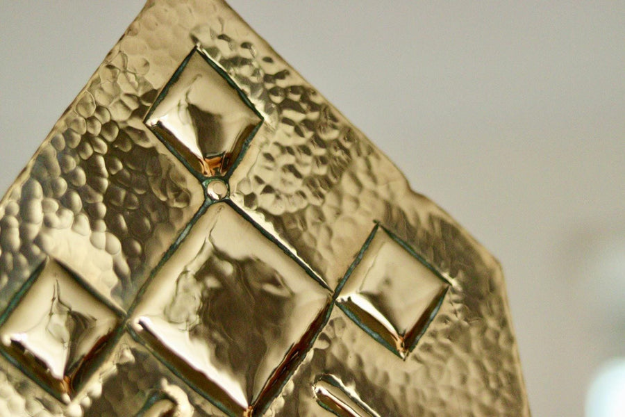 Pair Of Mid Century Swedish Brass Sconces