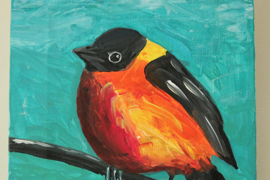 Original Vintage Oil on Canvas – “Bird”