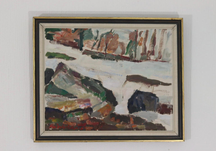 “The Cottage in Snow” by Rudolf Lindqvist