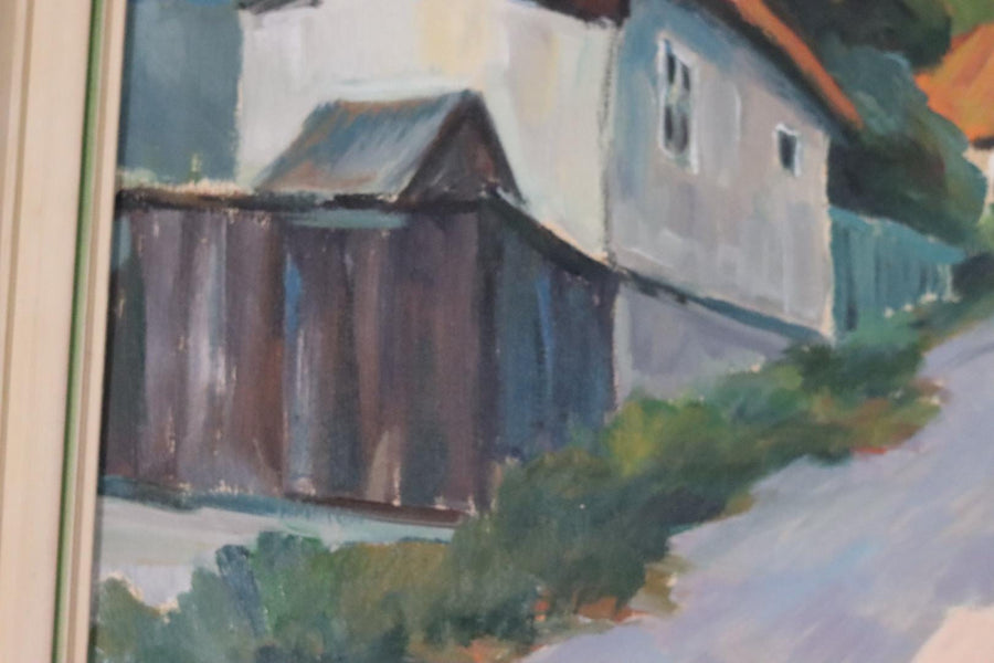 “Village Scene” by Alvar Johansson