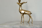 Vintage Brass Stag Candlestick holder