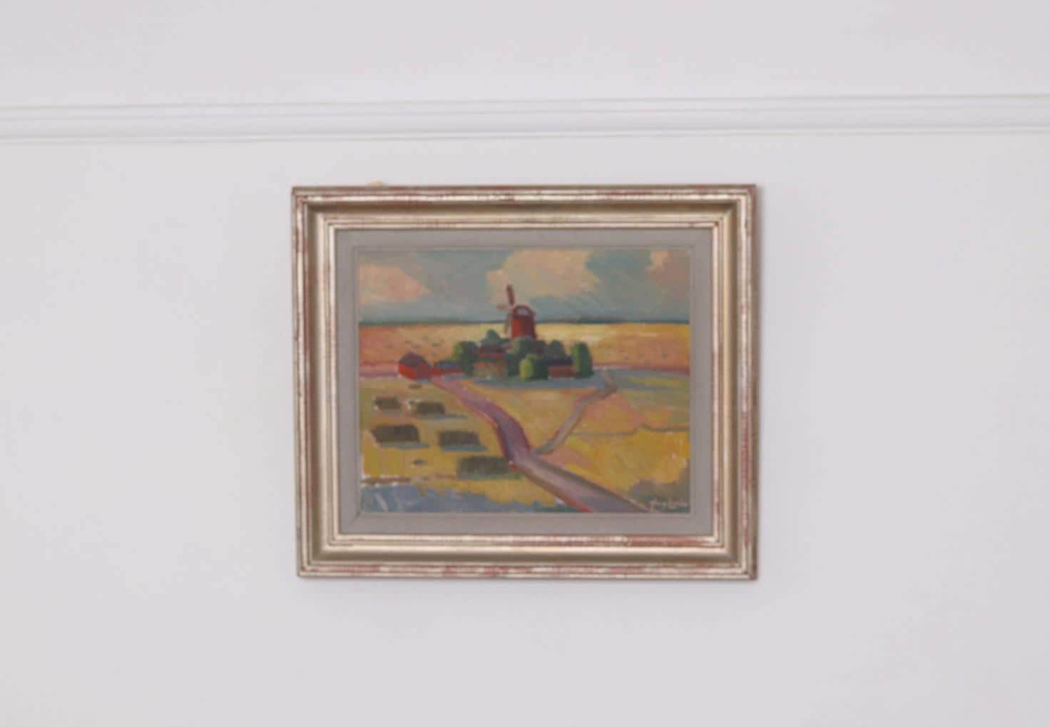 “Landscape with Windmill” by Harry Sahlin