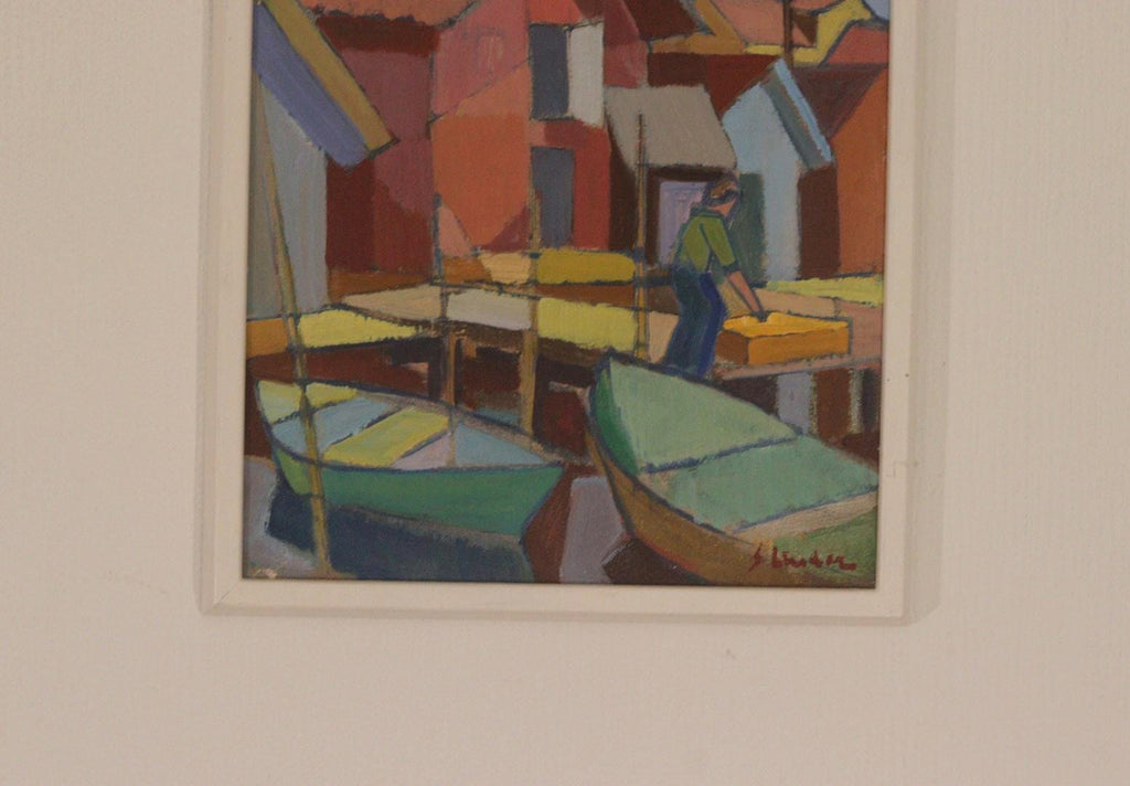 “Houses and Boats” by Helge Linden