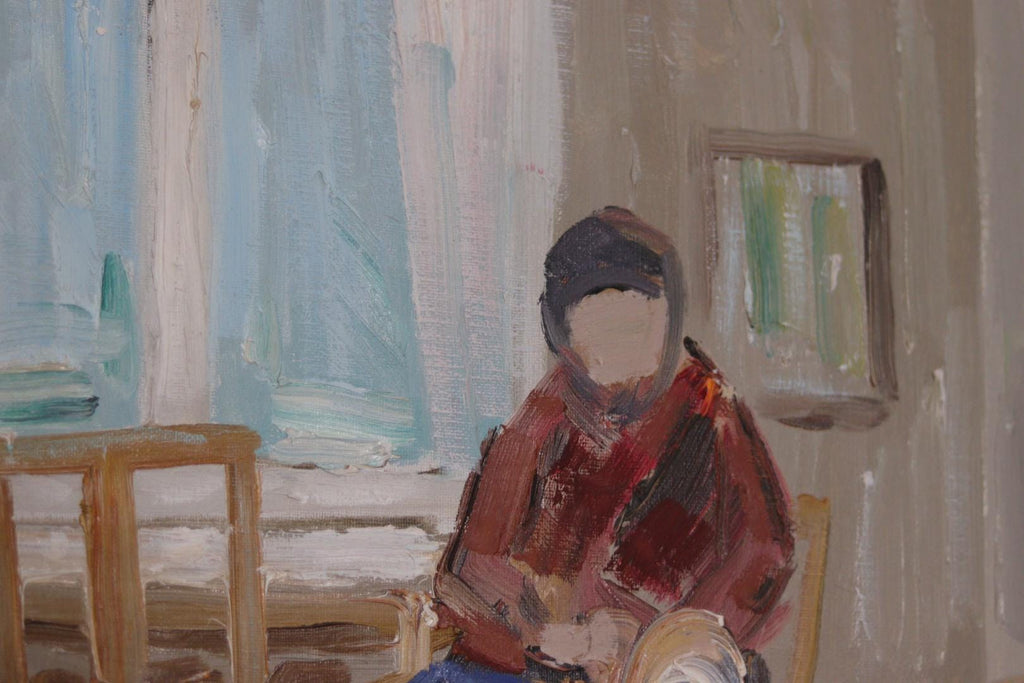 “Figure in Interior” by Åke Wickström
