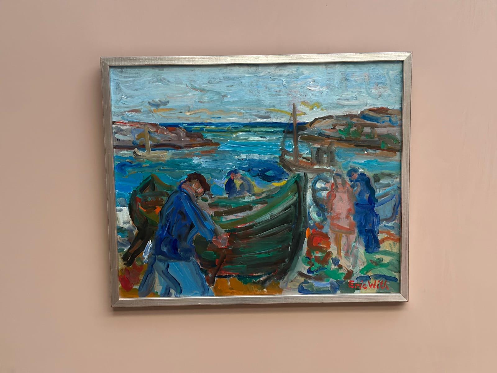 “Coastal Scene with Fishermen” by Eric With