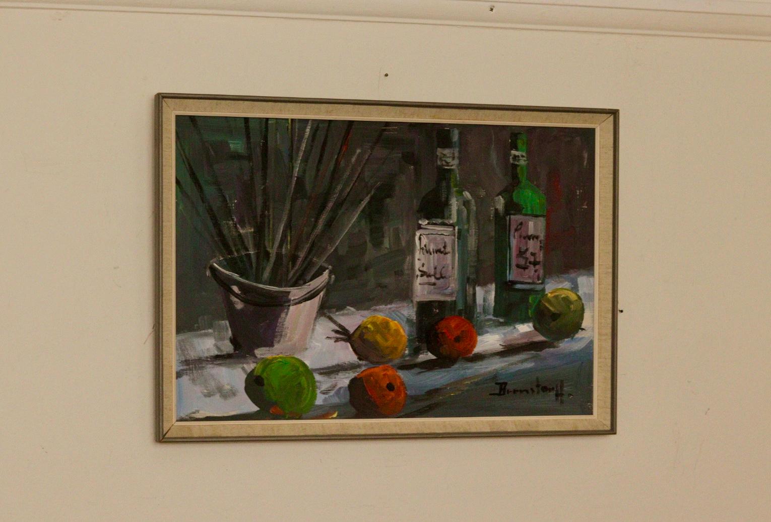 "Still Life, Wine and Fruit  " by Bronstolf