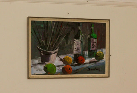 "Still Life, Wine and Fruit  " by Bronstolf