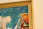 “Village Scene” by Sjöberg (attributed)
