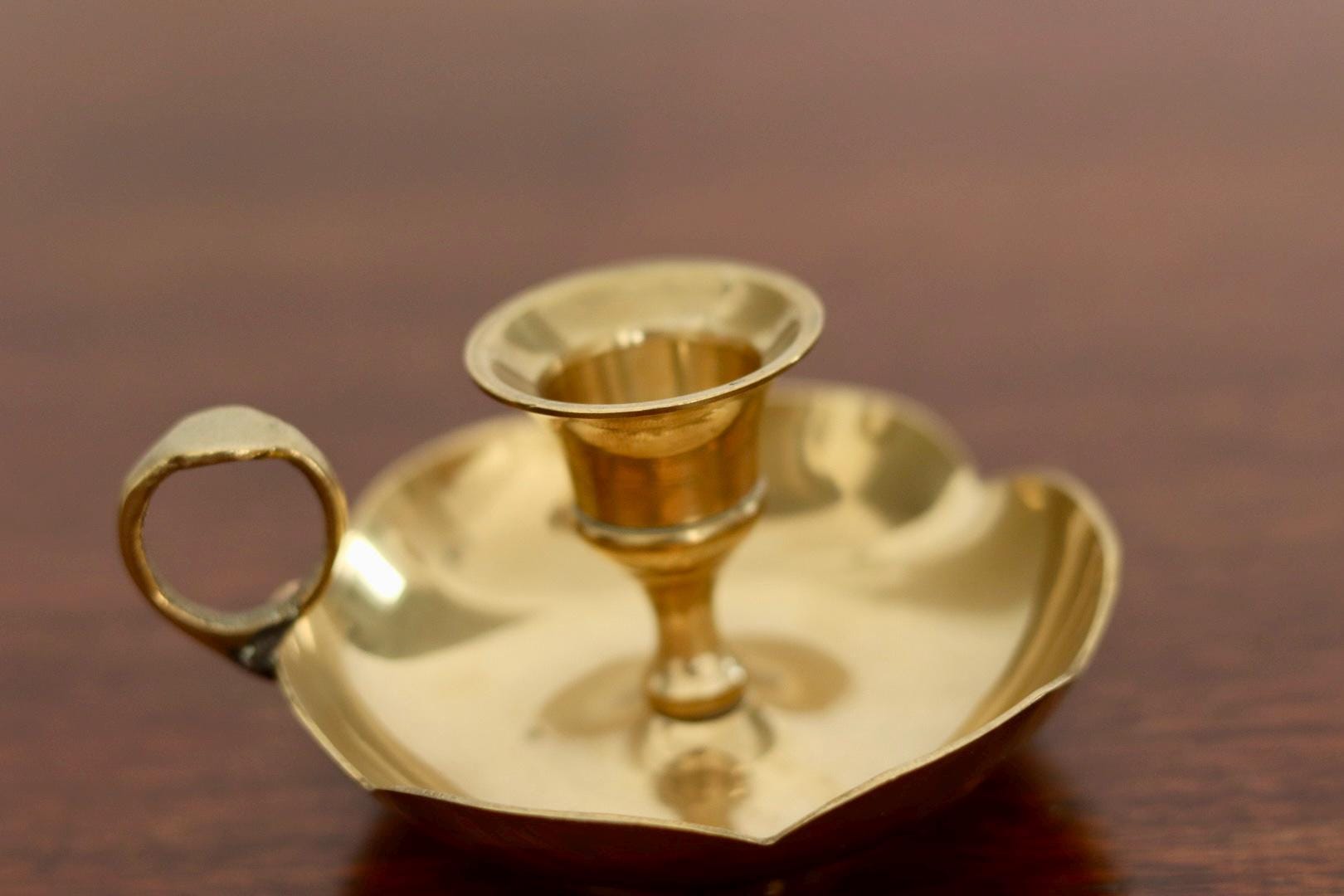 Swedish Brass Candleholder