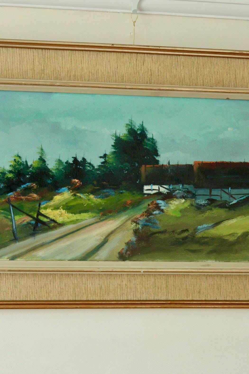 "Landscape with Buildings" by E W Freu