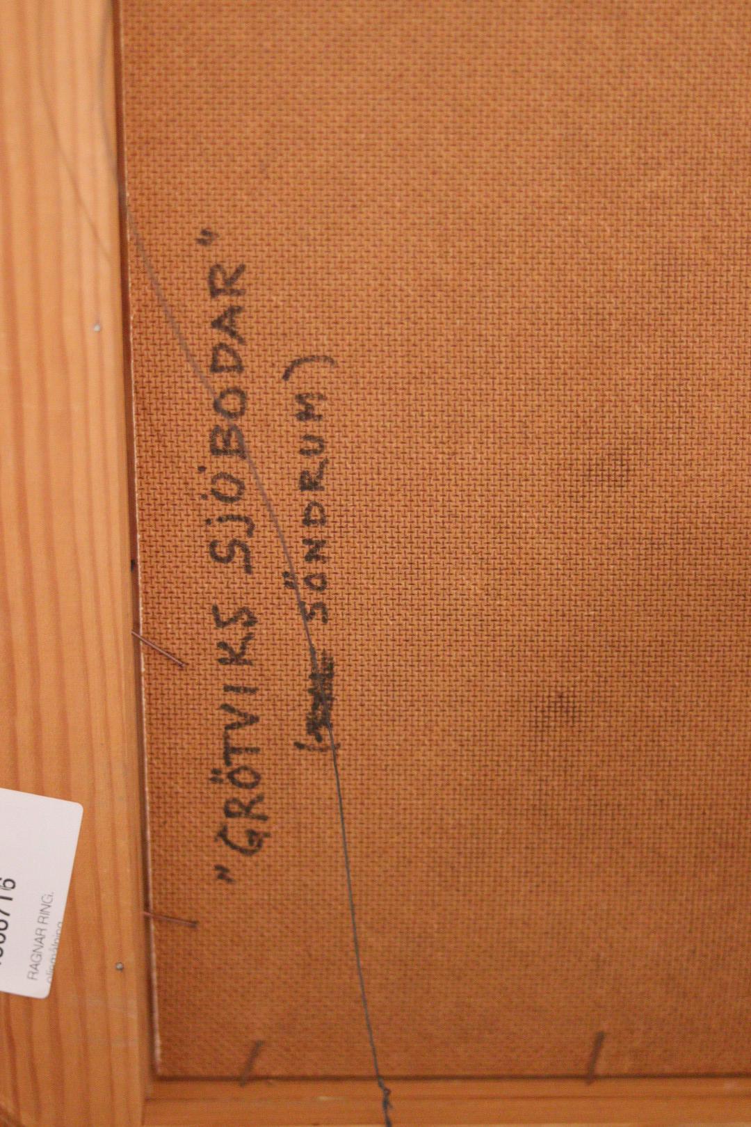 “Grötviks sjöbodar, Söndrum” by Ragnar Ring