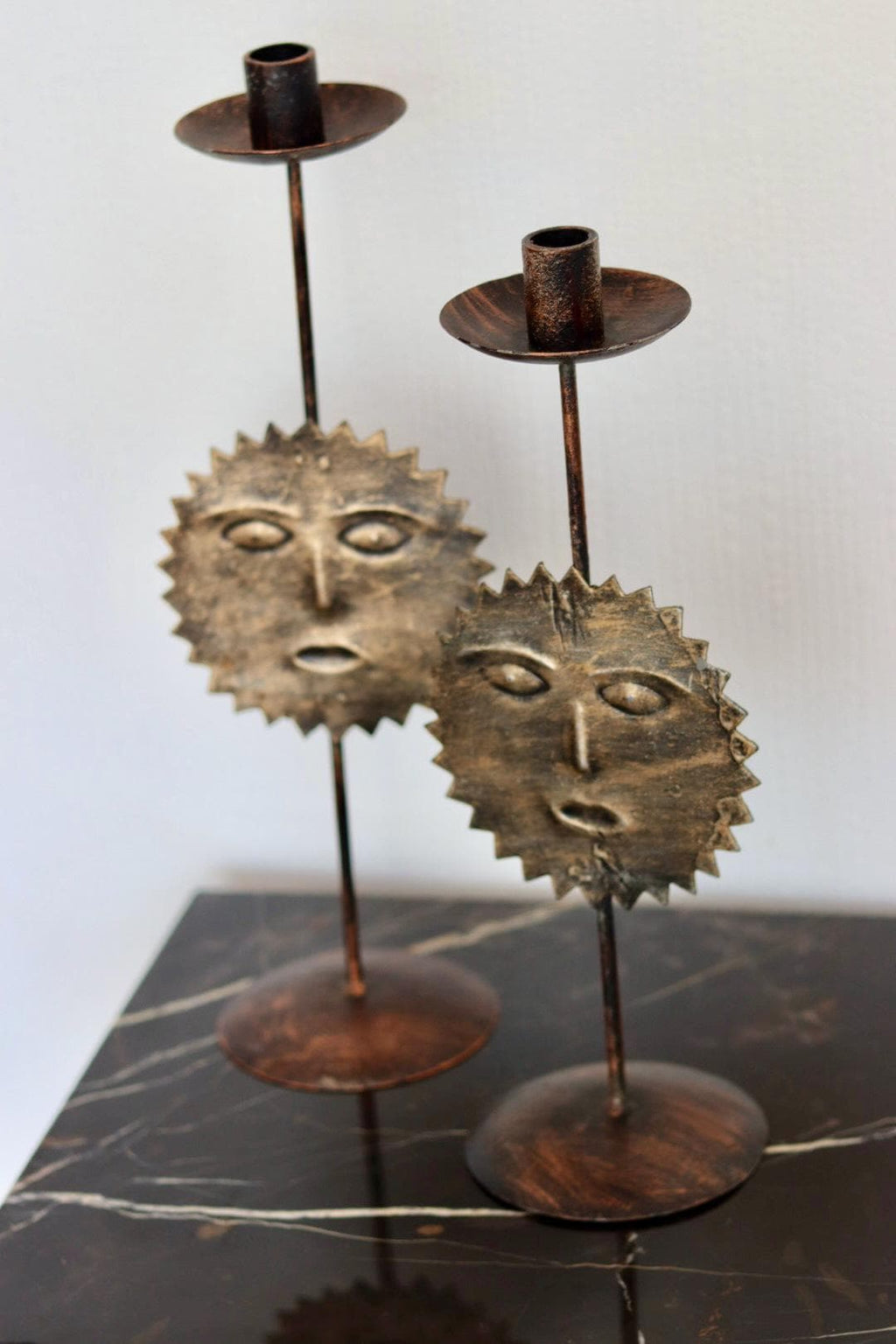 Vintage Sun Candleholders