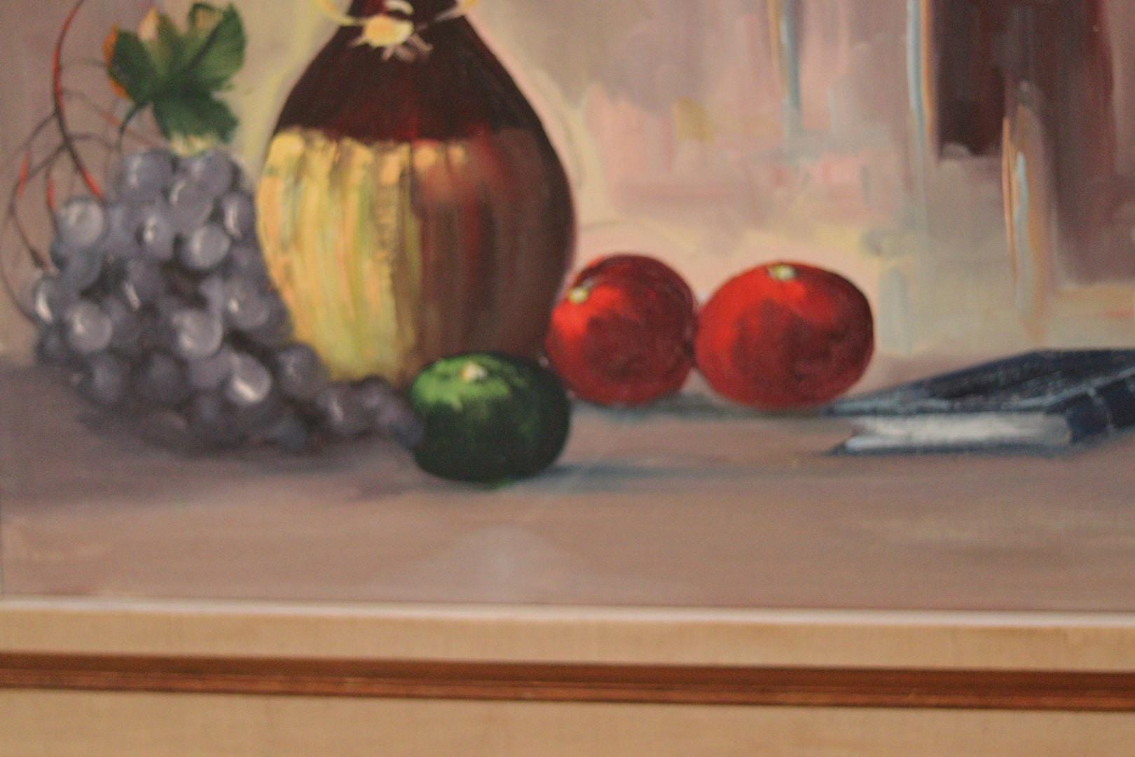 “Still Life with Wine and Fruit” by E.W. Freu