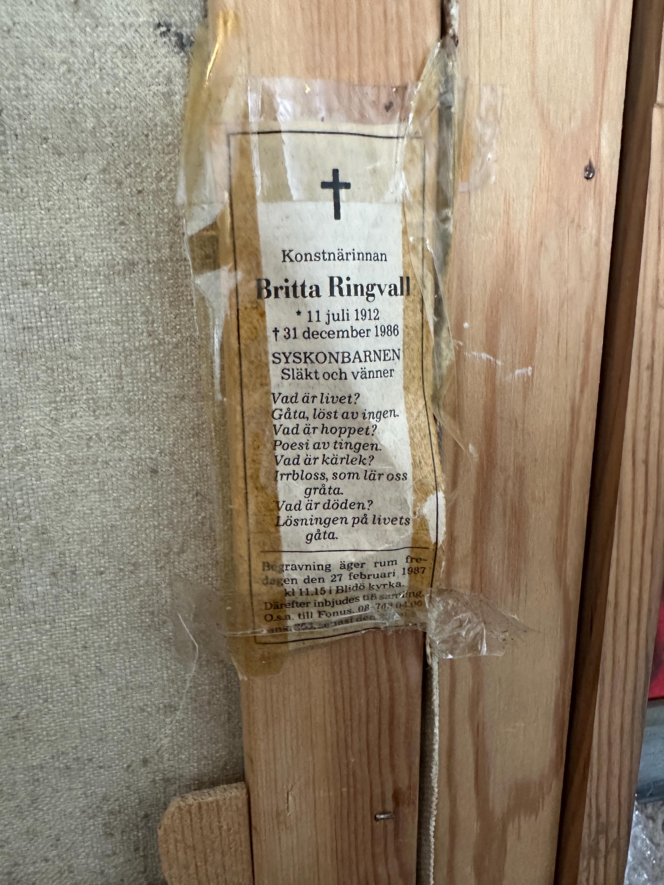 “Vase”  by Britta Ringvall