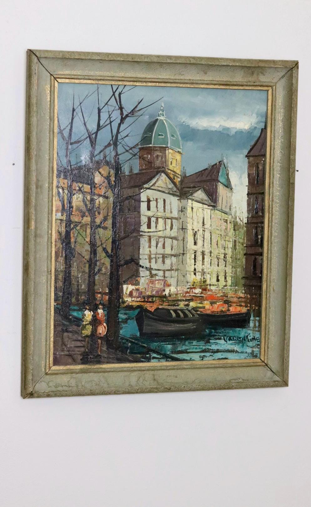 "City and Canal" by Valentine