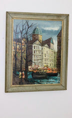 "City and Canal" by Valentine