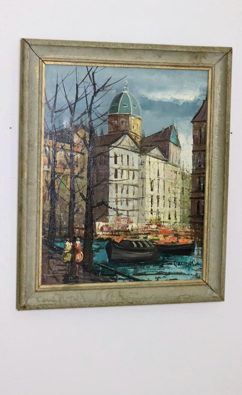 "City and Canal" by Valentine